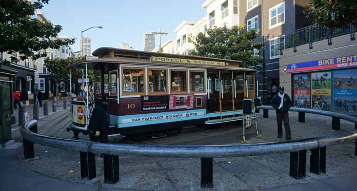 MUNI cable car 10